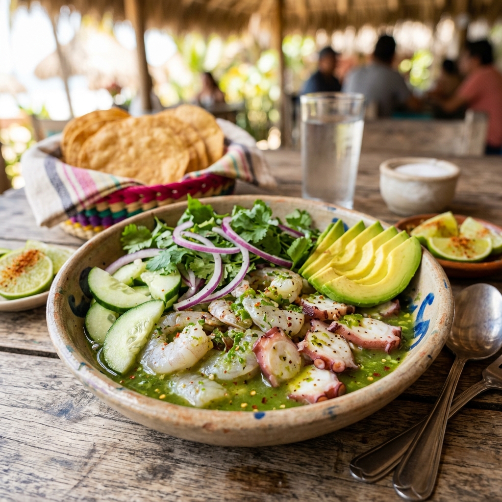 Aguachile c/ Pulpo