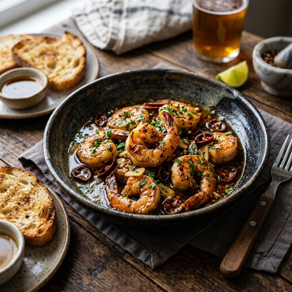 Camarones al Ajillo