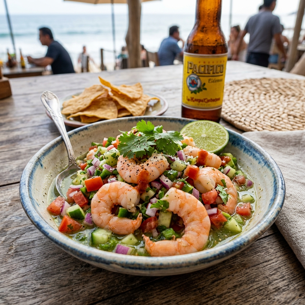 Caldo de Chilpachole de Camarón