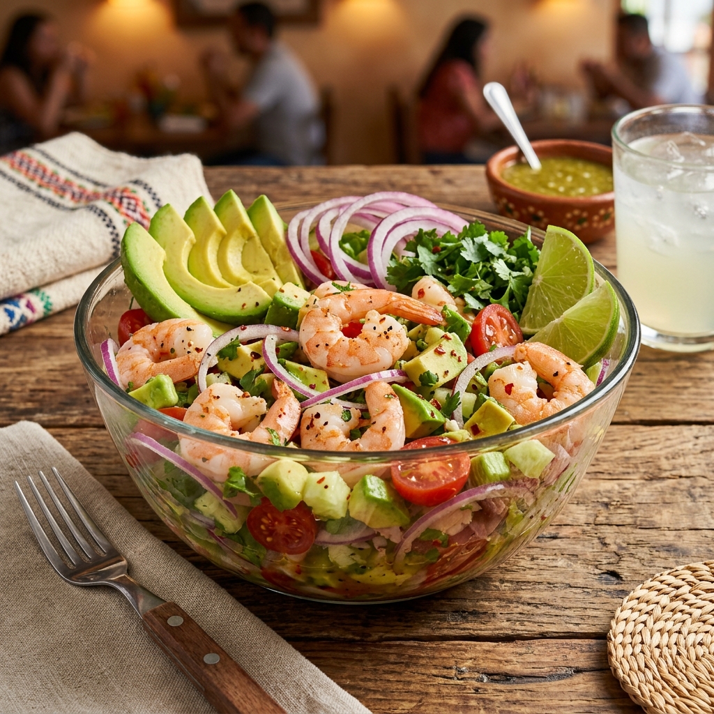 Ensalada de Camarón
